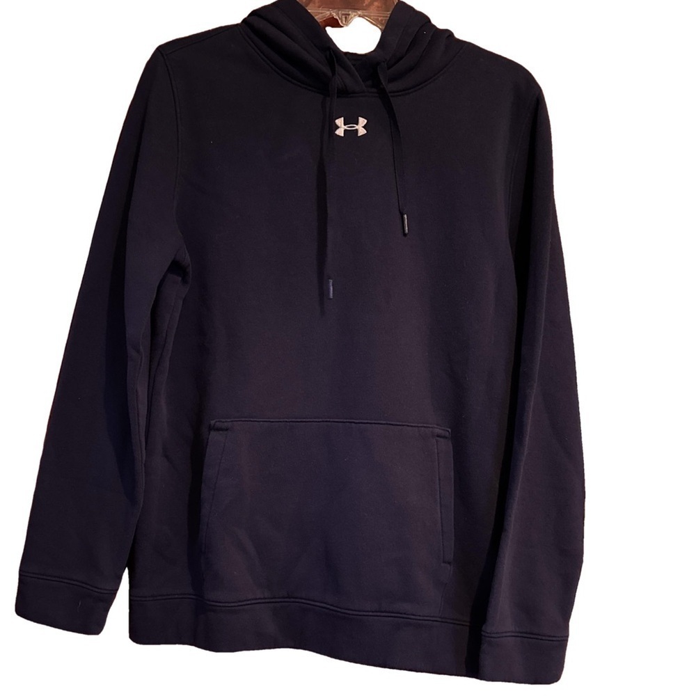 NWT Under Armour 
Navy Blue Hooded Sweatshirt Hoodie